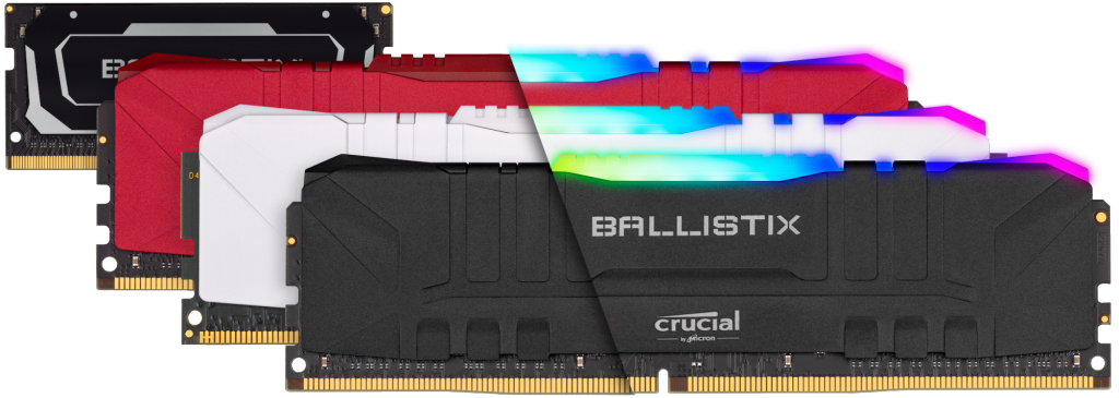 Crucial Ballistix 16GB Kit (2 x 8GB) DDR4-3600 Desktop Gaming Memory  (White)