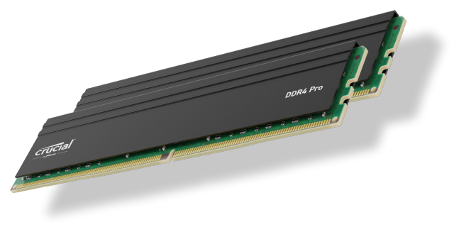 Mémoire RAM - CRUCIAL - PRO DDR4 - 32Go (2x16Go) - DDR4-3200 - UDIMM CL22  (CP2K16G4DFRA32A)
