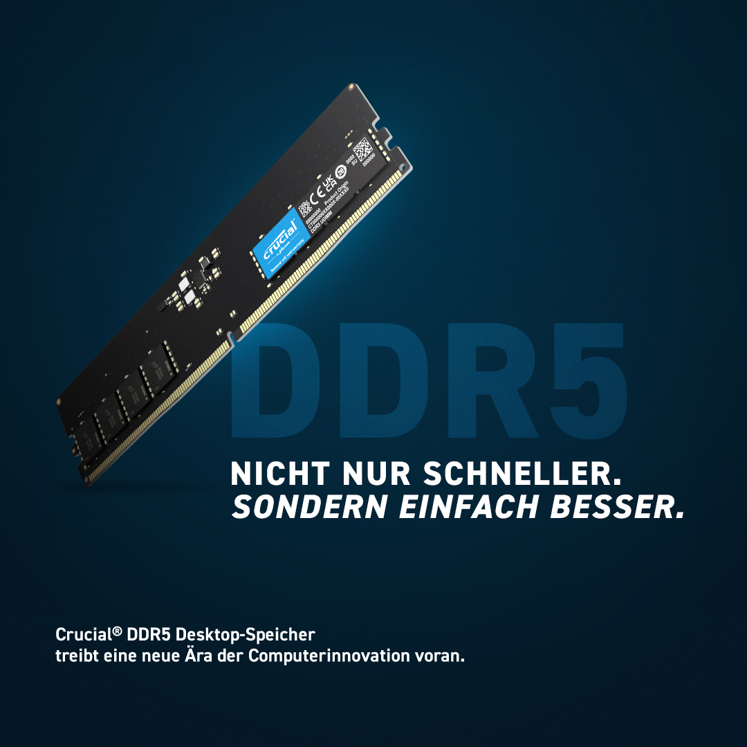 Crucial 32GB DDR5-4800 UDIMM- view 2