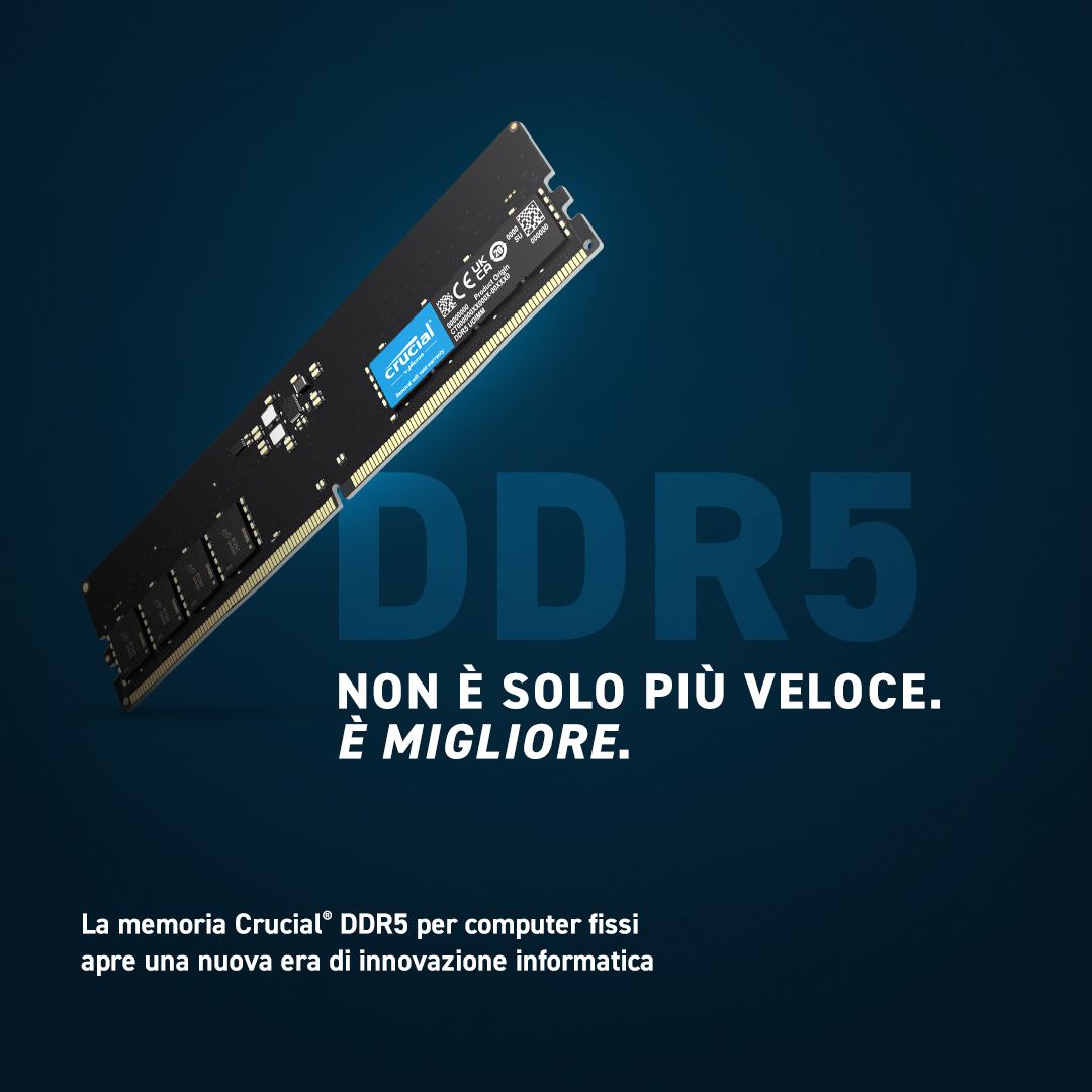 Crucial DDR5 - Not just faster. Better.