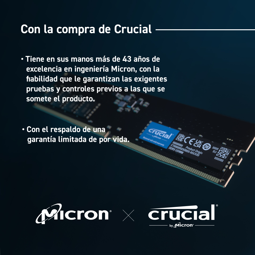 Crucial 32GB Kit (2 x 16GB) DDR5-4800 UDIMM- view 6