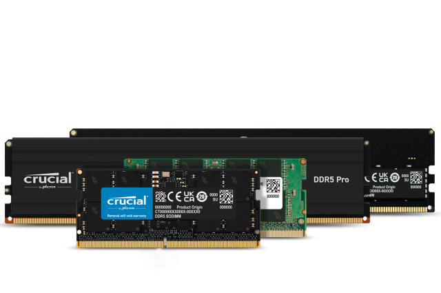 DRAM, Solid State Drive (SSD) & Memory Upgrades