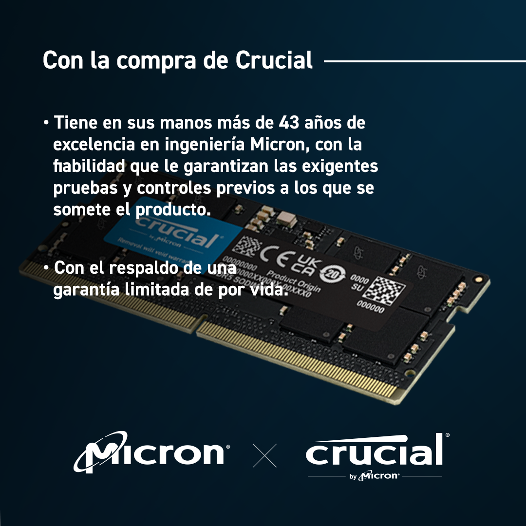 Crucial DDR5 SODIMM - Reasons to buy Crucial