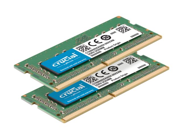 Crucial 32GB Kit (2 x 16GB) DDR4-2400 SODIMM Memory for Mac 