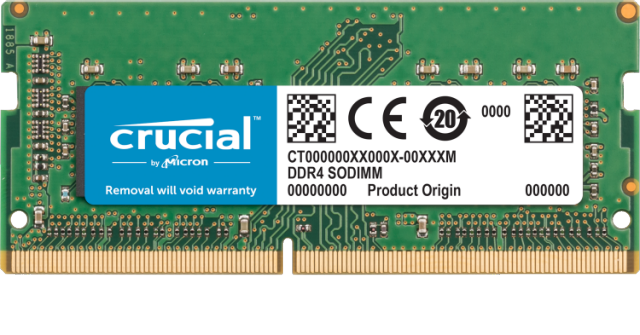 Mémoire RAM Crucial 8Go DDR4 2400MHz DIMM