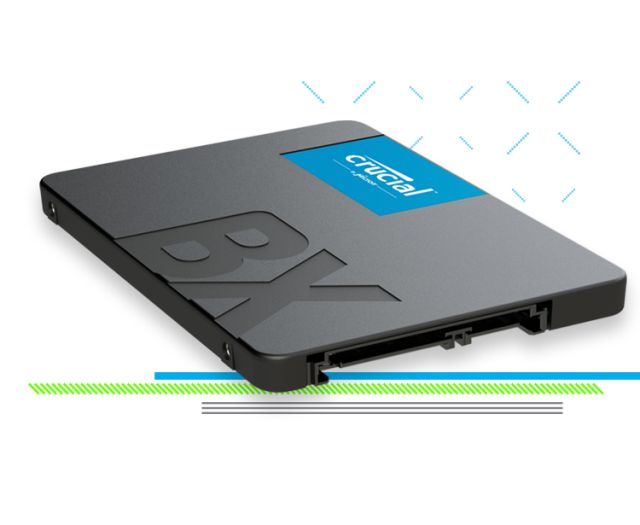 Crucial BX500 - Disque SSD - 1 To - interne - 2.5 - SATA 6Gb/s