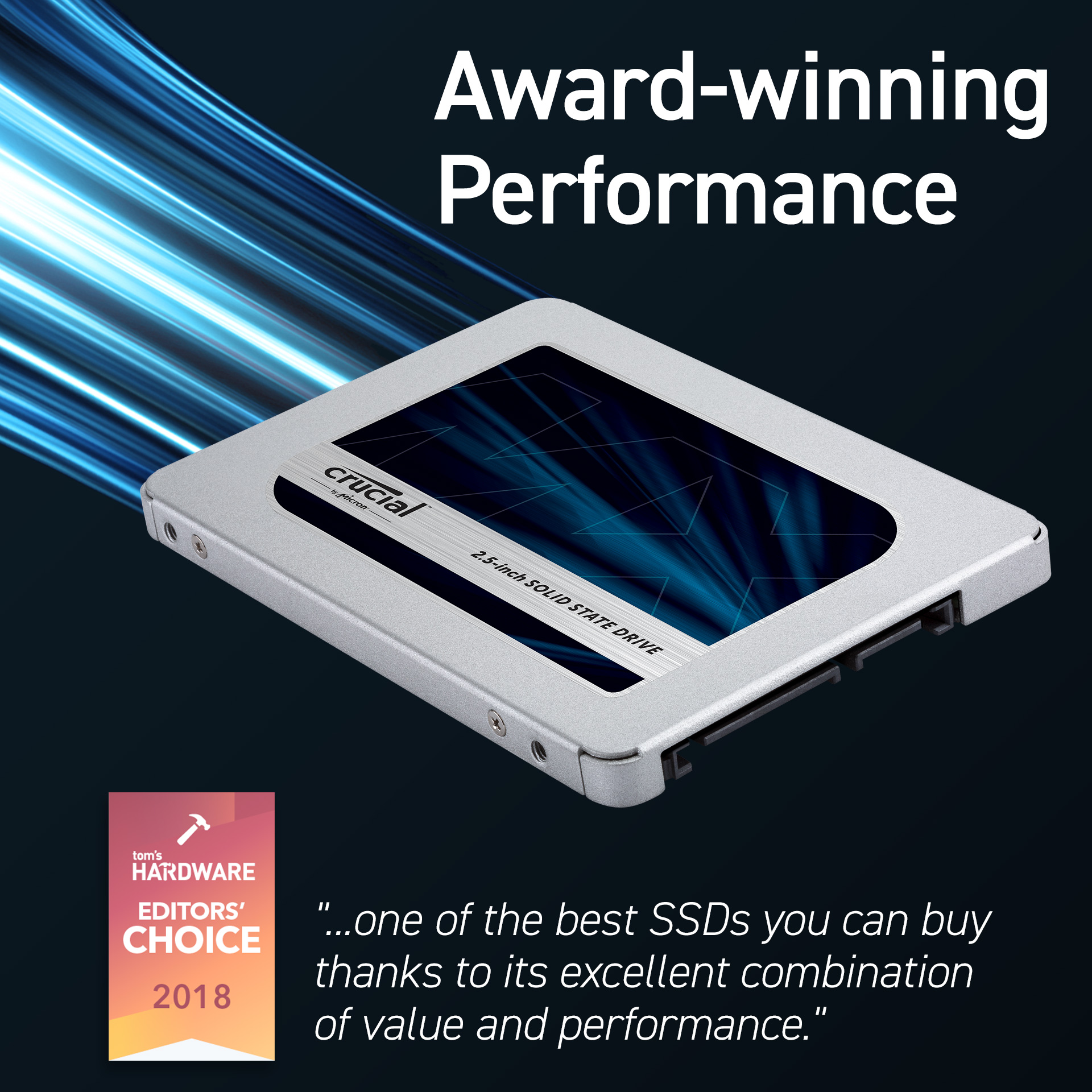 SSD interna SATA MX500 de 4 TB 3D NAND Crucial (com adaptador de 9,5 mm) — 6,35 cm (2,5 pol.) e 7 mm- view 4