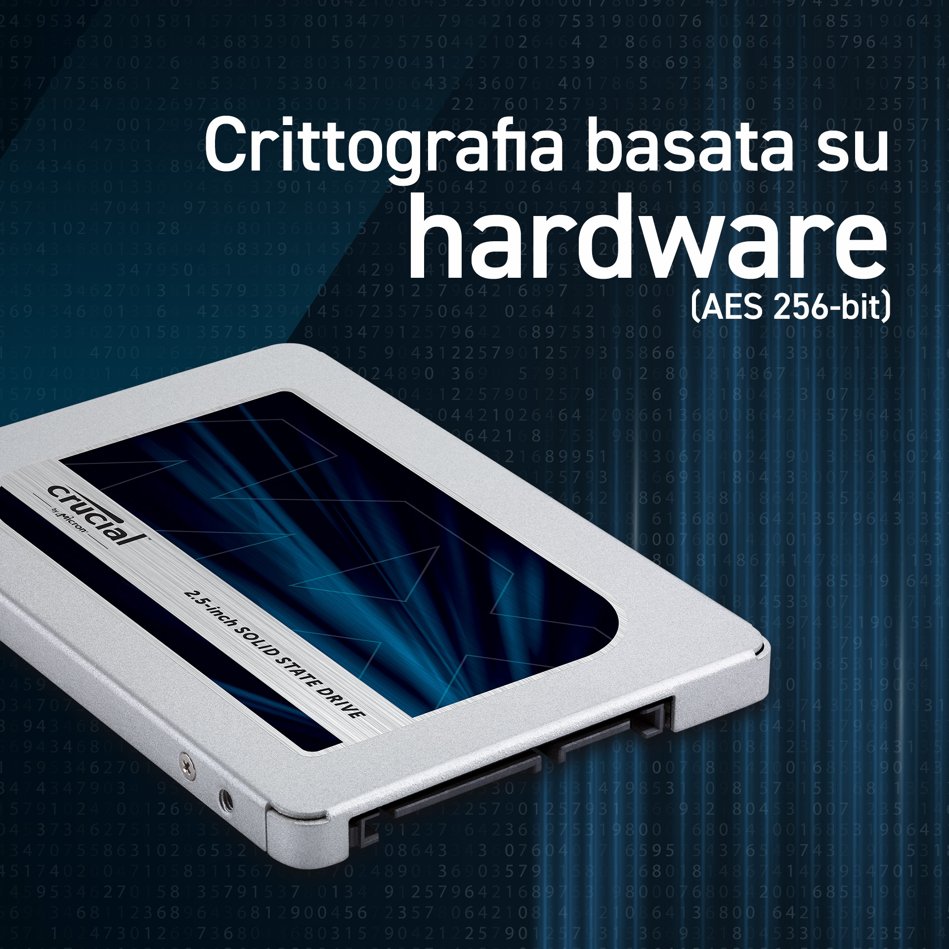 SSD interno Crucial MX500 4 TB 3D NAND SATA da 2,5 pollici e 7 mm (con adattatore da 9,5 mm)- view 2