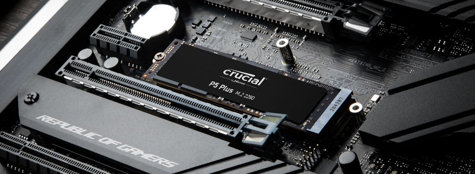 Crucial P5 Plus PCIe Gen4 NVMe M.2 SSD - 1TB